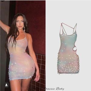 GCDS Crystal Drops Dress